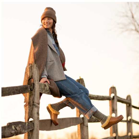 NEW  Dansko Magda Leather and Sheepskin clog in tan for women   1125 6s3 - Picture 8 of 13